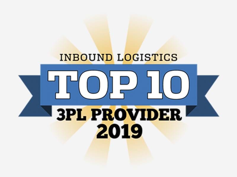 2019年INBOUND LOGISTICS十大第三方物流提供商
